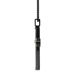 Mens Lynx Stainless Steel Cable Cross Pendant alternate view