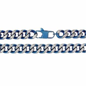 Mens Lynx Stainless Steel Curb Chain Bracelet alternate view