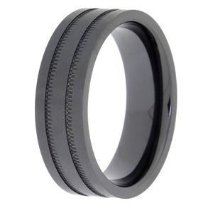 Mens Lynx Zirconium Ring alternate view