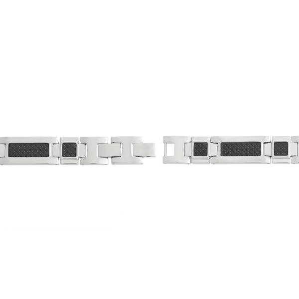 Mens Lynx Stainless Steel with Carbon Fiber Bracelet alternate view