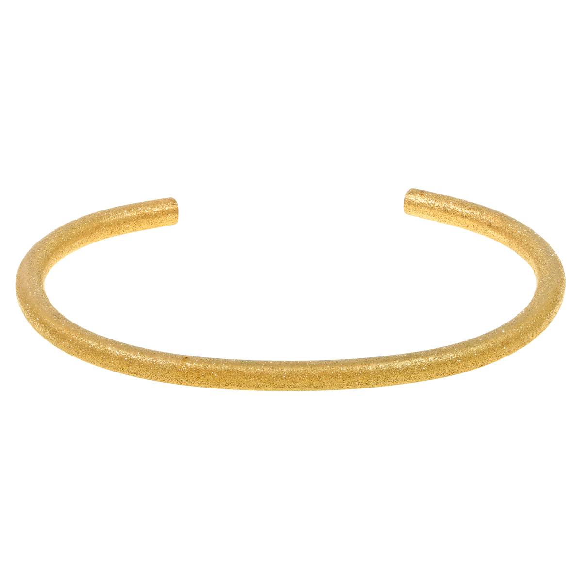 Mens Lynx Stainless Steel Gold Cuff Bangle Bracelet
