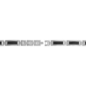 Mens Lynx Stainless Black Ion-Plating Bracelet alternate view