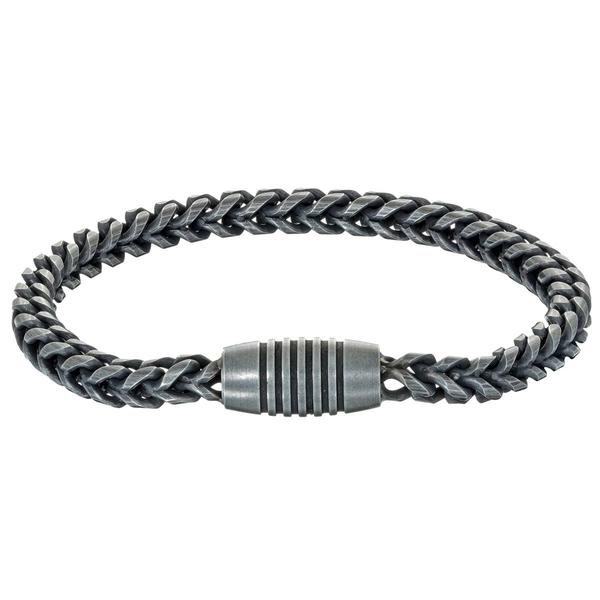 Mens Lynx Stainless Steel Franco Bracelet alternate view