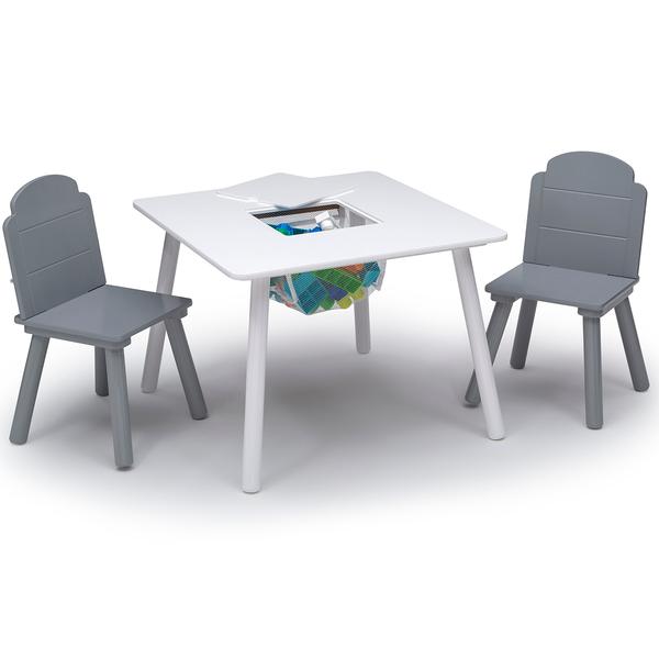 Delta Children Finn Table & Chair Set with Storage