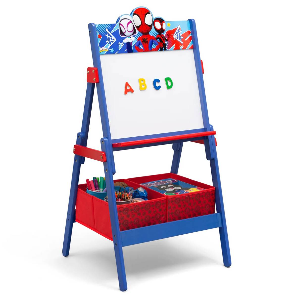 Spidey Whiteboard Easel W/ Storage