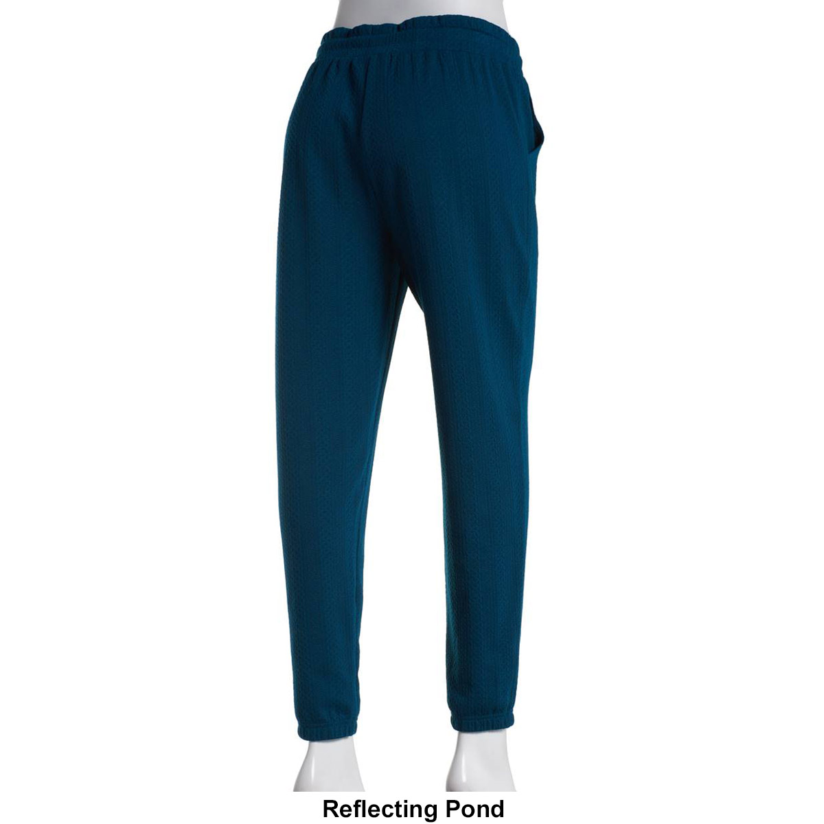 Womens Ebb & Flow Textured Cable Joggers With Pockets