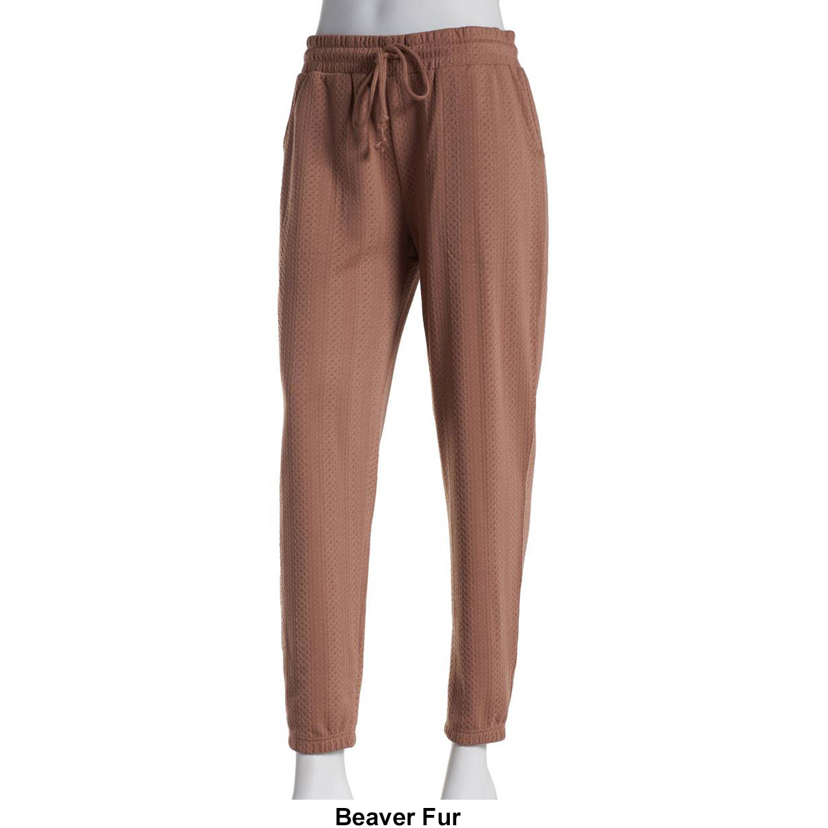 Womens Ebb & Flow Textured Cable Joggers with Pockets