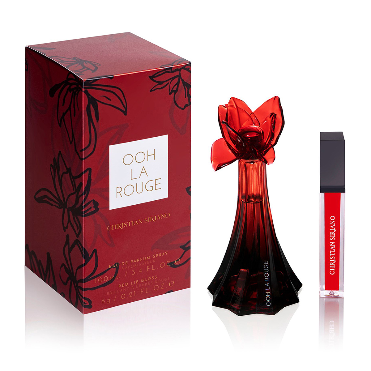 Christian Siriano Ooh La Rouge Eau De Parfum & Lip Gloss Set