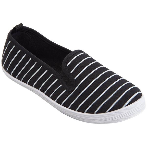Womens Take A Walk Stripe Twin Gore Flats