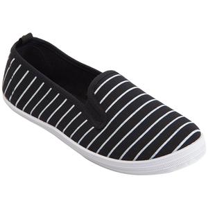 Womens Take A Walk Stripe Twin Gore Flats