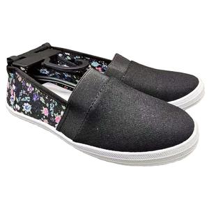 Womens Take A Walk Floral Back Gathered Vamp Flats