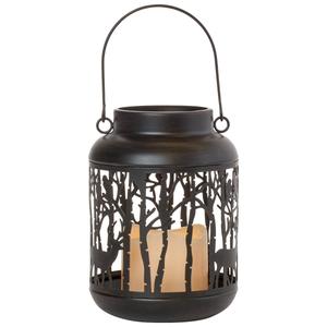 Metal 7in. Woodland LED Lantern alternate view
