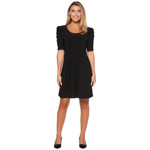 Womens MSK Caterpillar Sleeve Solid Swing Dress