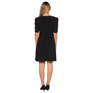 Womens MSK Caterpillar Sleeve Solid Swing Dress alternate view