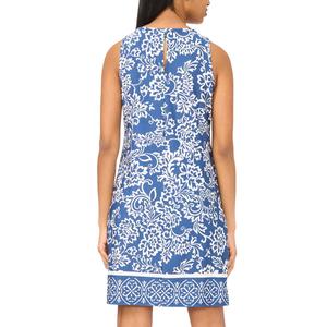 Womens MSK Sleeveless Keyhole Back Floral Shift Dress alternate view