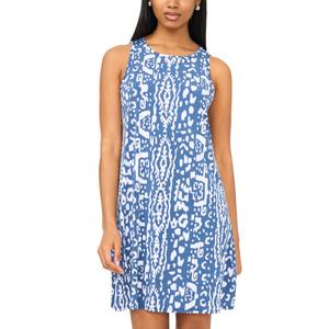 Womens MSK Sleeveless Abstract Shift Dress