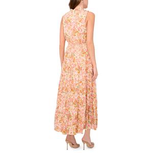 Womens MSK Sleeveless Ditsy Floral Challis Midi Dress alternate view