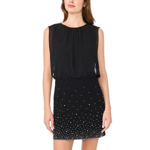 Womens MSK Sleeveless Embellished Blouson Dress