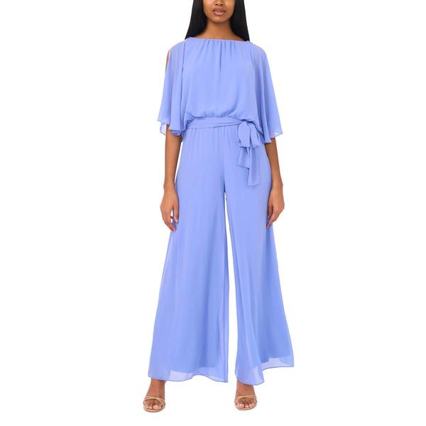 Womens MSK Rhinestone Cold Shoulder Jumpsuit alternate view
