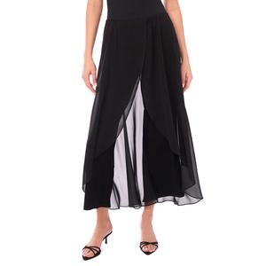 Womens MSK Chiffon Overlay Dress Pants