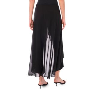 Womens MSK Chiffon Overlay Dress Pants alternate view