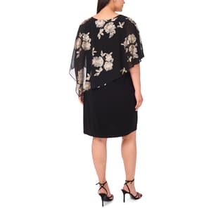 green emerald velvet dress Idia Plus Size Evening in Orchid