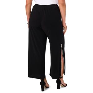 Womens MSK Rhinestone Embellished Trim Split Leg Pants alternate view