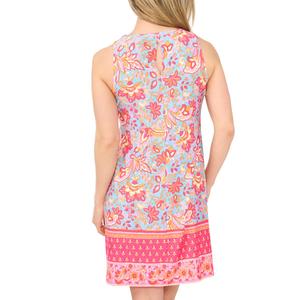 Petite MSK Sleeveless Floral Keyhole Back Shift Dress alternate view