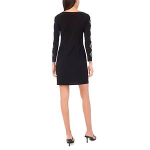 Petite MSK Long Cutout Sleeve Rhinestone Sheath Dress alternate view