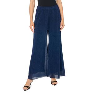 Petite MSK Pull On Mesh Pleated Glitter Palazzo Pants