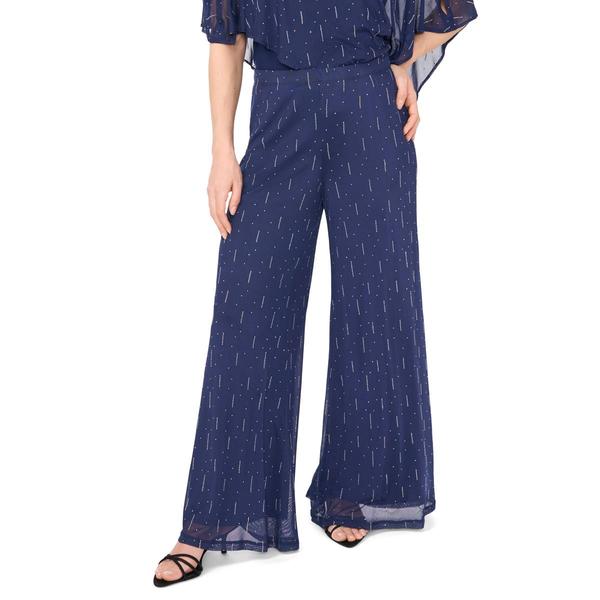 Petite MSK Metallic Pull On Palazzo Pants