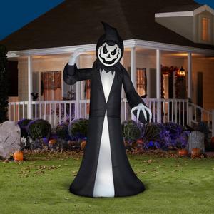 National Tree 9.5ft. Inflatable Animated Reaper alternate view