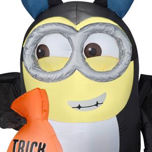 National Tree 42in. Inflatable Halloween Dave in Bat Costume alternate view