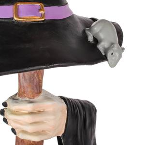 National Tree 48in. Broom with Arms & Witch Hat alternate view