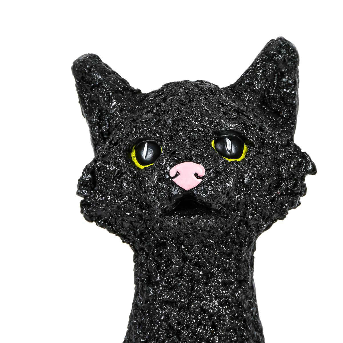 National Tree 32in. Halloween Black Cat And Pumpkin Stack Decor