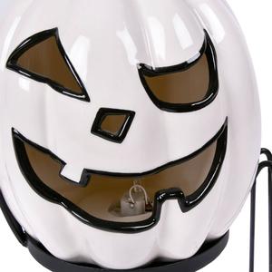 National Tree 15in. LED Ghost Pumpkin in Stand alternate view