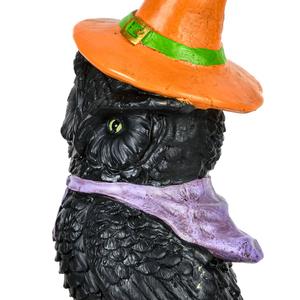 National Tree 32in. Halloween Owl on Stacked Books Decor alternate view