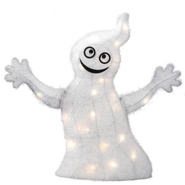 National Tree 18in. Pre-Lit Smiling Ghost Decor