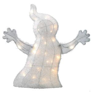 National Tree 18in. Pre-Lit Smiling Ghost Decor alternate view