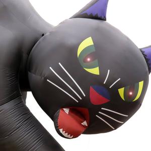 National Tree 20ft. Inflatable Halloween Black Cat alternate view
