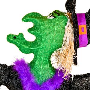 National Tree 47in. Pre-Lit Cackling Green Witch alternate view