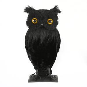 National Tree 11in. Eerie Eyes Owl Figurine