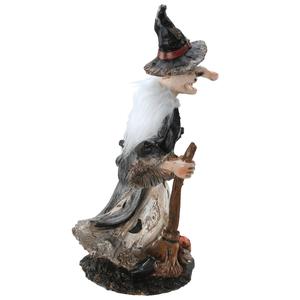 National Tree 18in. Witch Holding Black Cat alternate view