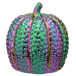 National Tree 10in. Iridescent Pumpkin Decor