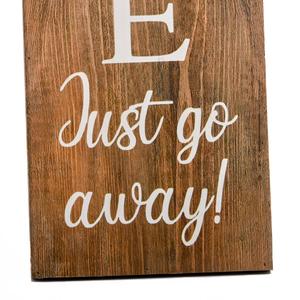 National Tree 39in. Halloween Unwelcome Porch Sign alternate view
