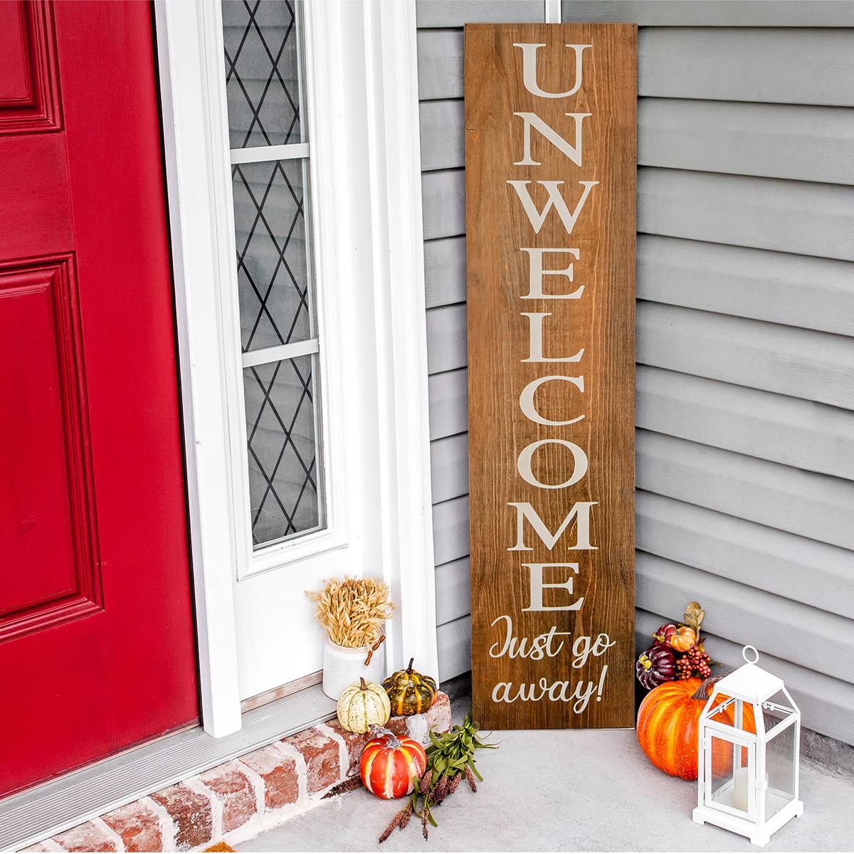 National Tree 39in. Halloween Unwelcome Porch Sign