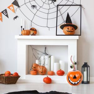 National Tree 15in. Halloween Floating Eyes Pumpkin Decor alternate view