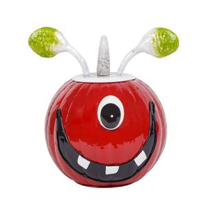 National Tree 11in. Halloween Single Eye Metal Pumpkin Decor