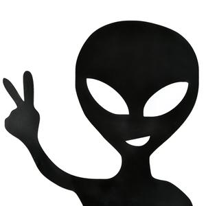 National Tree 38in. Halloween Alien Garden Stake alternate view