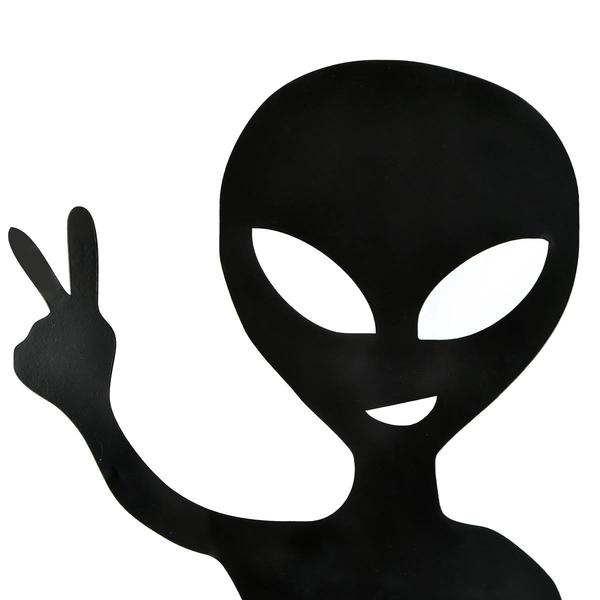 National Tree 38in. Halloween Alien Garden Stake alternate view
